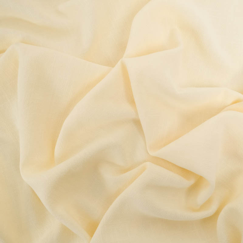 Luna Vanilla Washed Linen Viscose - Maison Klem